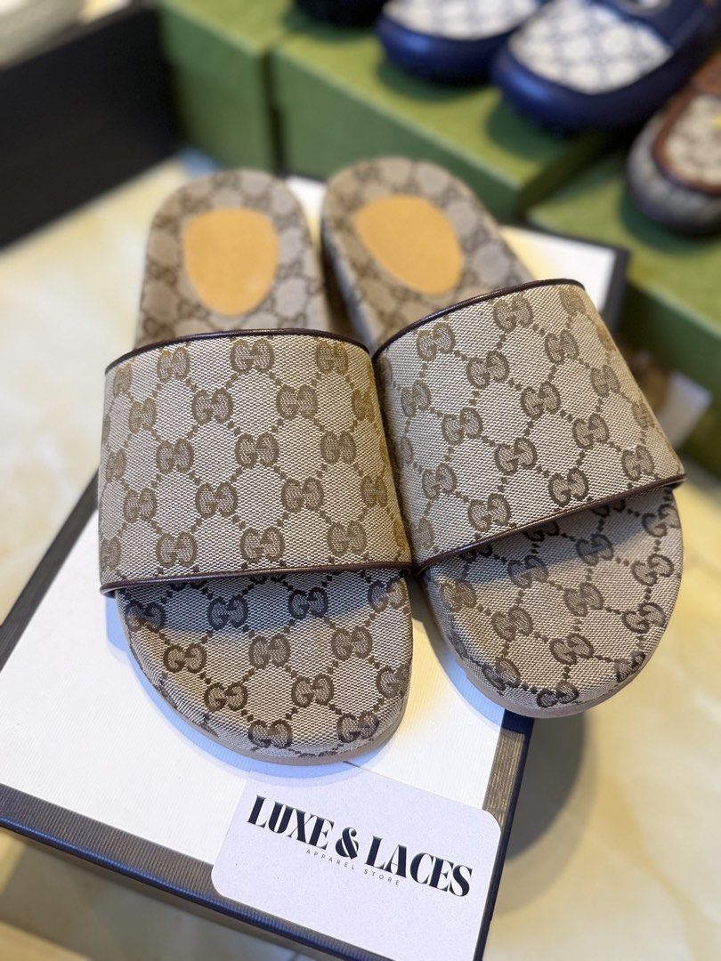 GUCCI SLIDES (Category: Sneakers & Footwear) located in Cavite. Submitted by luxenlaces (Listing ID 1468235559, Image 1). Description: 💯 Authentic Money back guaranteed! ✅ Meet ups & delivery ✅Cash on delivery thru LBC or JRS FB - Luxe and Laces IG - luxxe_n_laces 📩 DM for orders & inquiries .