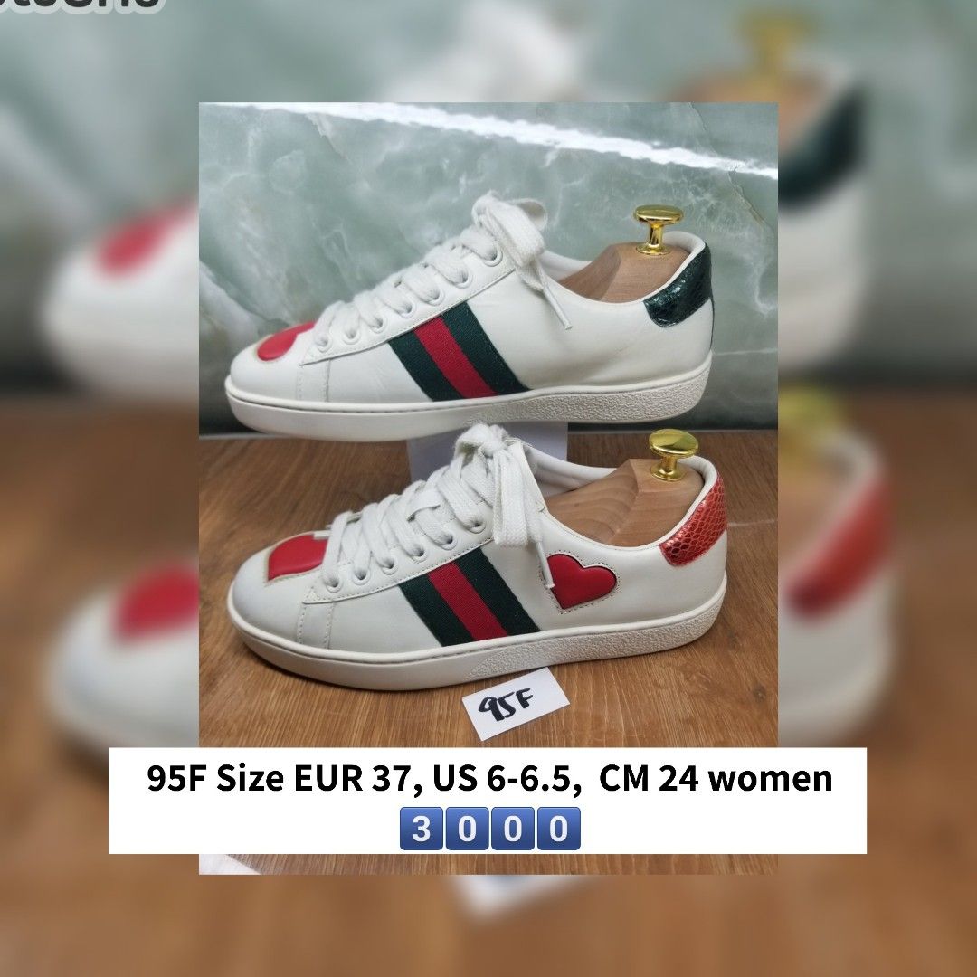 Gucci sneakers heart 37 (Category: Sneakers) located in Quezon City. Submitted by lykpossession (Listing ID 1468127006, Image 1). Description: Ask first if available message nalng other pic mabilisan upload ko lang po ito😊.