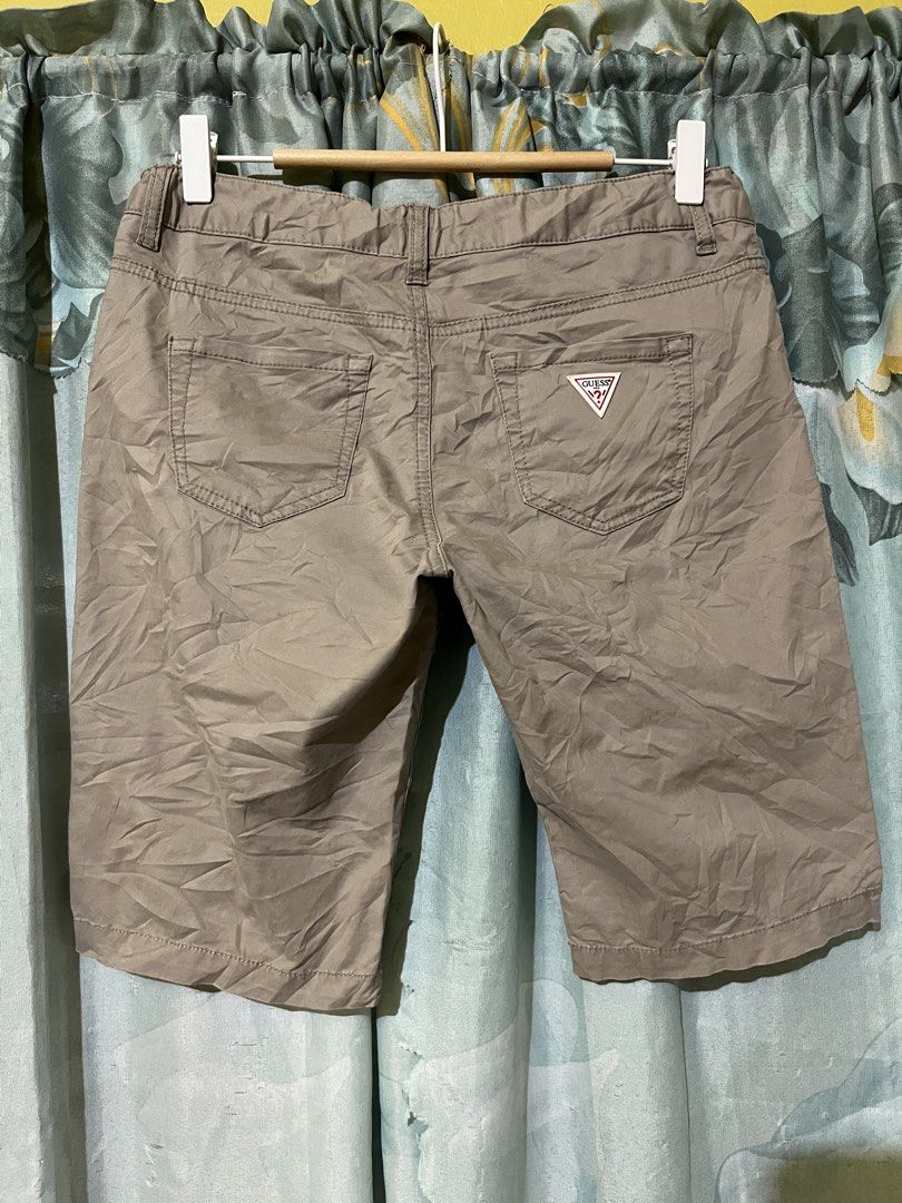 Guess Khaki Short (Category: Shorts) located in Bacolod City. Submitted by jem111111 (Listing ID 1468184550, Image 2). Description: GOOD AS NEW CONDITION NO ISSUE/FLAWS SIZE SMALL TO MEDIUM MENS WAIST 28-30 LENGTH 19.5.