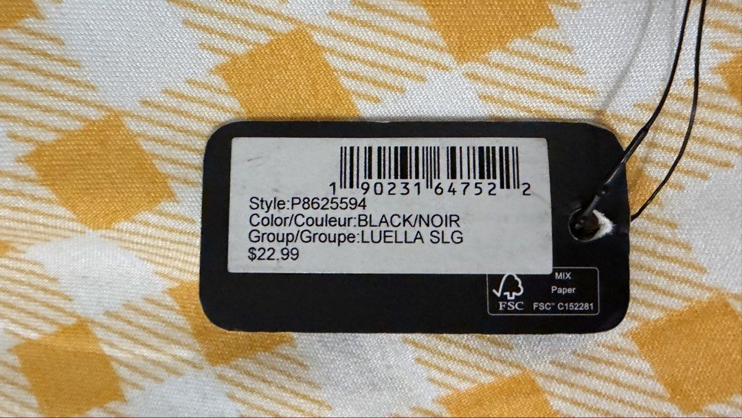 GUESS Luella SLG Card Case Black (Category: Wallets & Card holders) located in Manila. Submitted by nayeoniescart (Listing ID 1468242648, Image 3). Description: GUESS Luella SLG card case BRAND NEW (style P8625594). - Black colorway with white GUESS brand typography print all over. Features multiple card slots on the front and a zippered pocket on top for coins or cash. - Silver-tone metal GUESS Los Angeles logo plaque on front. - Original store 
