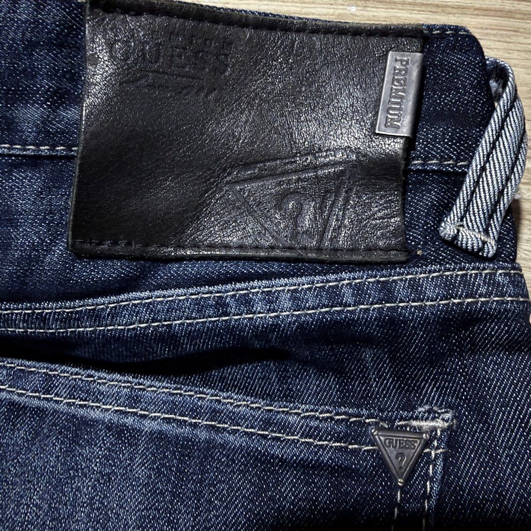 Guess Premium Jeans (Category: Jeans) located in Davao. Submitted by ckkb1821 (Listing ID 1468163785, Image 3). Description: Guess Premium Jeans Size 32-34" waist | 41"L | 8.5" hem Excellent condition, need wash only ₱799 only + SF.