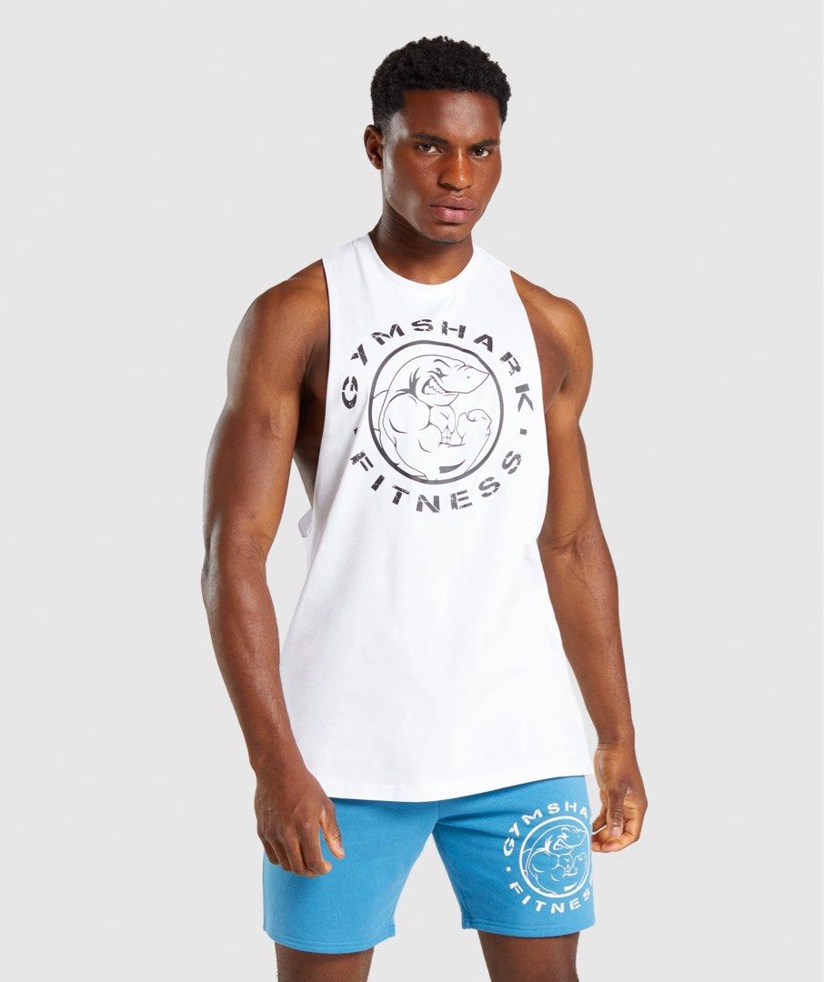 Gymshark Legacy Drop Arm Tank (Category: Activewear) located in Cabuyao City. Submitted by chukz_x (Listing ID 1468252235, Image 1). Description: Gymshark Legacy Drop Arm Tank Size : Large Dimes : 21W 29L Condition : Excellent Issue : none Price : 950 📍READY TO WEAR 📍Cabuyao Laguna .
