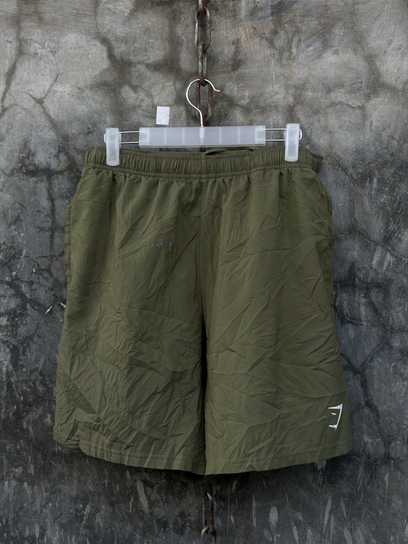 Gymshark Shorts (Category: Activewear) located in Tuguegarao City. Submitted by 2giefinds (Listing ID 1468130596, Image 1). Description: Size: Large on tag Dimes: Waistline:30-34 x L:17 x Leg opening: 12 Condition: Excellent Color Rate: 10/10 Issue: Stain *see last photo .