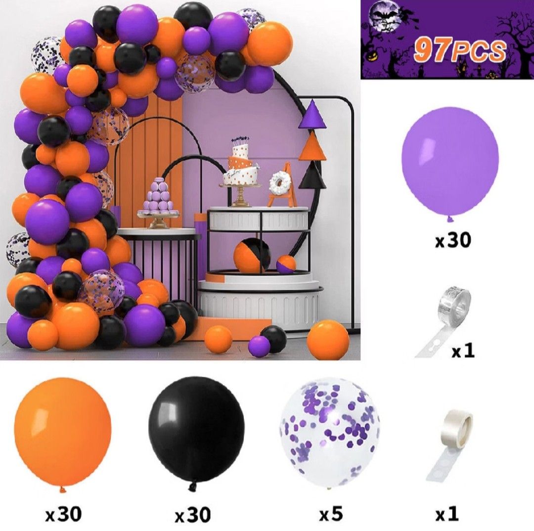 HALLOWEEN COLOR THEMED BALLOON SET (Category: Occasions & Party Supplies) located in Mandaluyong City. Submitted by kookiejoyz (Listing ID 1468125701, Image 3). Description: FOR SALE: HALLOWEEN COLOR THEMED BALLOON SET WE ALSO HAVE BIG SELF STANDING HALLOWEEN FOIL BALLOON AND OTHER HALLOWEEN DECORATION FOR INQUIRY AND ORDER KINDLY DM ME.