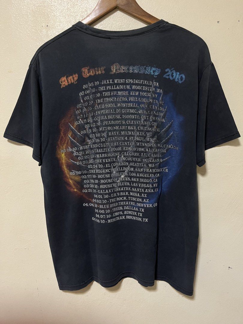 HAMMER FALL 2010 TOUR Band shirt (Category: Tshirts & Polo Shirts ) located in Manila. Submitted by jils.vtg (Listing ID 1468181456, Image 2). Description: Removed tag Large size Issues: Pinholes, hairlines, good fade Pm sa dimes!.