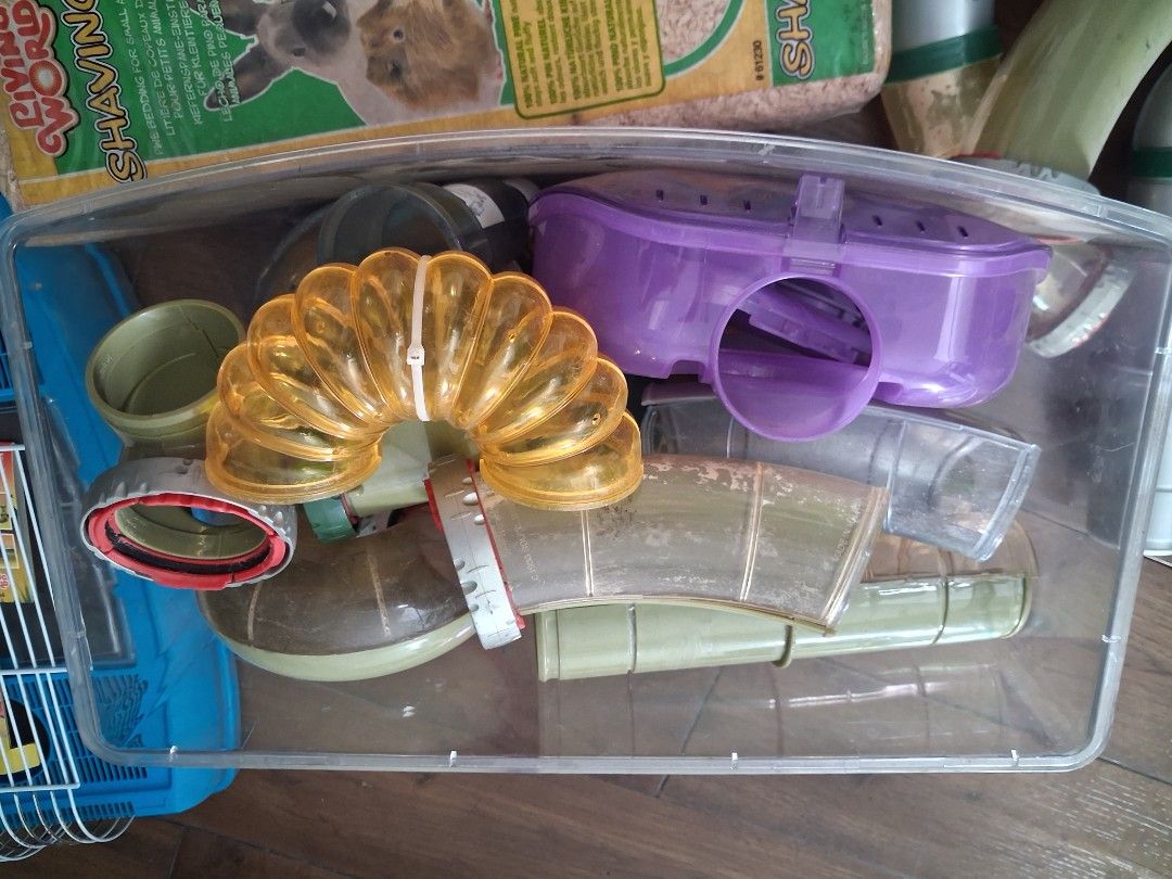 Hamster Guinea Pig Cage and Accessories (Category: Homes & Other Pet Accessories) located in San Juan City. Submitted by nikkibri (Listing ID 1468215515, Image 2). Description: used once before take all for 2,500.