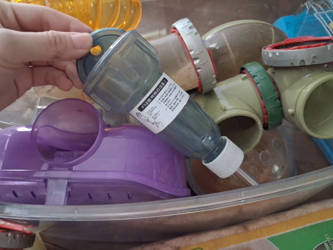 Hamster Guinea Pig Cage and Accessories (Category: Homes & Other Pet Accessories) located in San Juan City. Submitted by nikkibri (Listing ID 1468215515, Image 3). Description: used once before take all for 2,500.