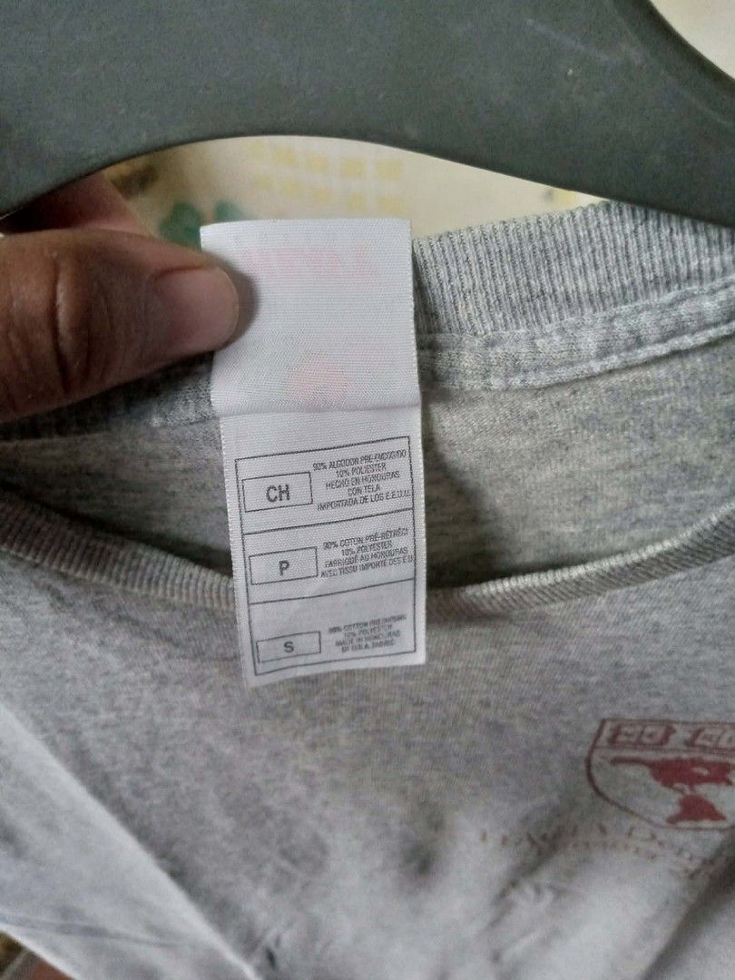 Harvard 2006 T-Shirt (Category: Tshirts & Polo Shirts ) located in Pasig City. Submitted by rjkfindsofficial (Listing ID 1468133920, Image 3). Description: - Vintage 2006 HACIA Democracy conference t-shirt from Panama - Grey color with double-sided graphic prints (event logo on chest, phonetic spelling and definition on back) - Fruit of the Loom Heavy Cotton tag - Size: Small - Material: 90% cotton, 10% polyester (Made in Honduras) - Condition: C