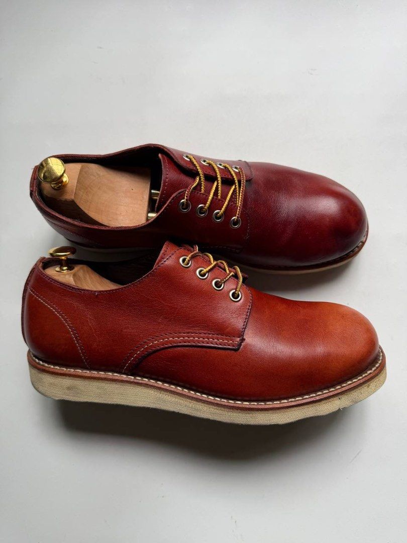 Hawkins Burgundy Derby (Category: Boots) located in Cagayan de Oro. Submitted by thrift_crate.ph (Listing ID 1468227282, Image 2). Description: ʜᴀᴡᴋɪɴs ᴅᴇʀʙʏ 𝟷𝟶ᴜs / 𝟸𝟾ᴄᴍ 𝐒𝐢𝐳𝐞: 10US / 28cm 𝐂𝐨𝐧𝐝𝐢𝐭𝐢𝐨𝐧 𝐫𝐚𝐭𝐞: 9.5/10 𝐂𝐨𝐥𝐨𝐫 𝐫𝐚𝐭𝐞: 10/10 Issue/s: Very minimal heel drag .