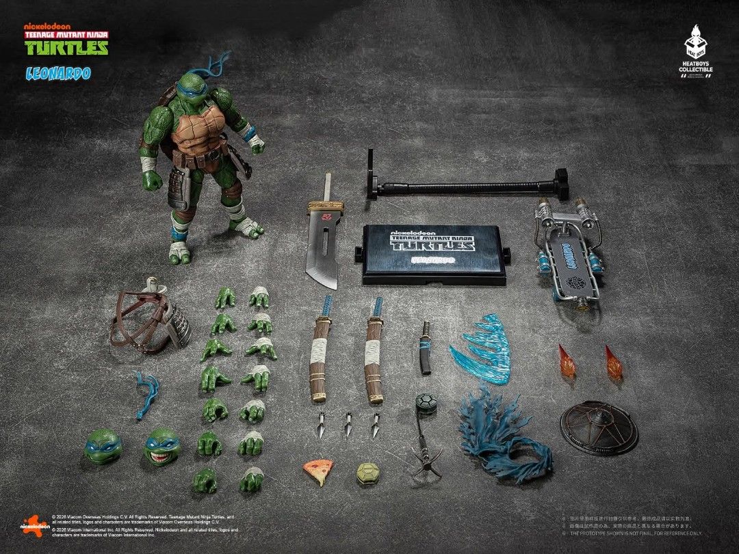 Heat Boys TMNT Leonardo (Category: Figurines & Statues) located in Makati City. Submitted by kurttan1625 (Listing ID 1468252928, Image 3). Description: Selling this Heatboys Leonardo Complete and open for checking only. The deluxe figure includes many accessories. RFS: A bit too big and not fitted to my DC scale. Also, I have a pre-order for Michelangelo that I can pass to you. Pick up: Pasay .