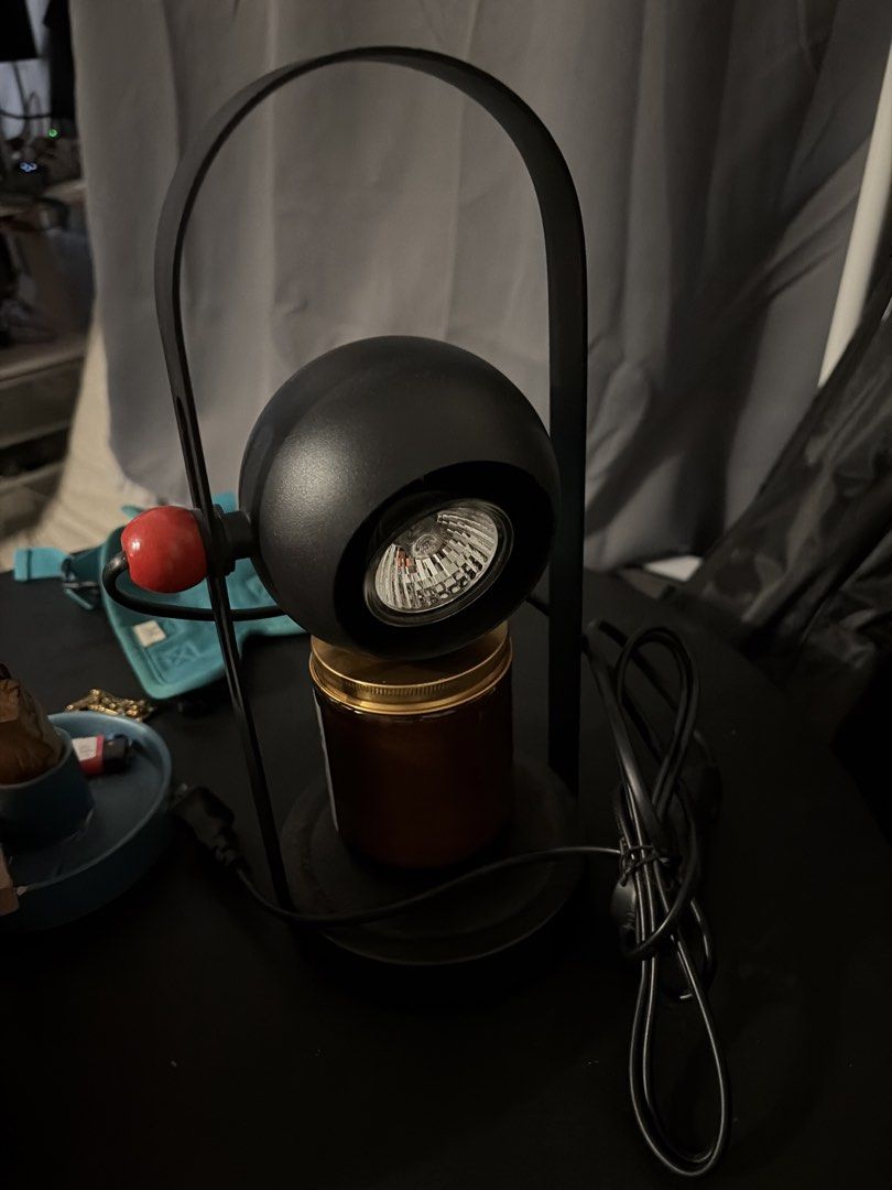 Height Adjustable Candle Warmer with Timer and Dimmer (Category: Lighting) located in Pasay City. Submitted by 05Nkkngl (Listing ID 1468182728, Image 3). Description: - Color: Sleek Black - Height-adjustable design to fit various candle sizes - Built-in timer and dimmer to control melt rate and scent intensity - Safe, flameless alternative to traditional burning candles - Includes 2 FREE bulbs - Perfect stylish accessory for your bedside table or