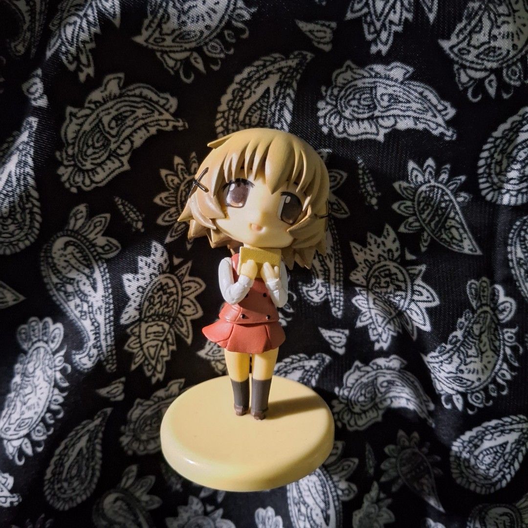 Hidamari Sketch: yuno Mini Figurine (Category: Figurines & Statues) located in Manila. Submitted by rmmmko (Listing ID 1468230104, Image 2). Description: 🧴: yuno mini figurine. Im not sure about the exactly size but will do a comparison if you like to know though 🧴: really difficult to find these so I just stop searching and hoping she goes to a good home 🧴: check each image 🧴: Decluttering stuff I don't have any interest it 🧴: Everything is