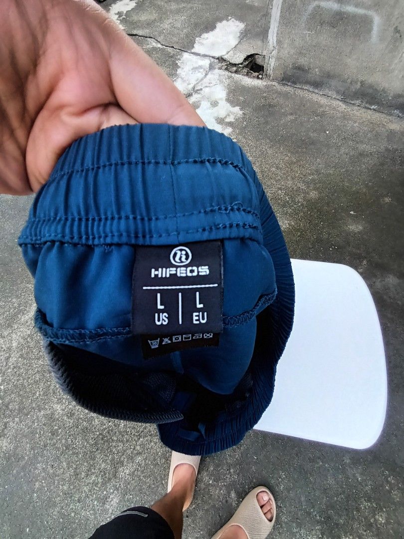 HIFEOS Athletic Shorts Blue Size L (Category: Shorts) located in Bulacan. Submitted by kickstreetph (Listing ID 1468156147, Image 2). Description: HIFEOS Men's Athletic Shorts Pickleball | Gym Workout | Running Size: LARGE on tag S: 34inch width x 20.5inch length Excellent condition Need wash only No issue.