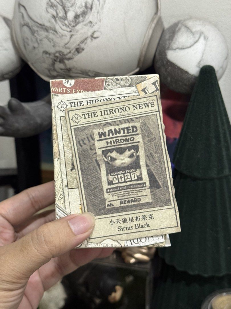 Hirono Sirius Black (Category: Designer & Blind Box Toys) located in Pasig City. Submitted by glamms.box (Listing ID 1468100696, Image 1). Description: sealed.