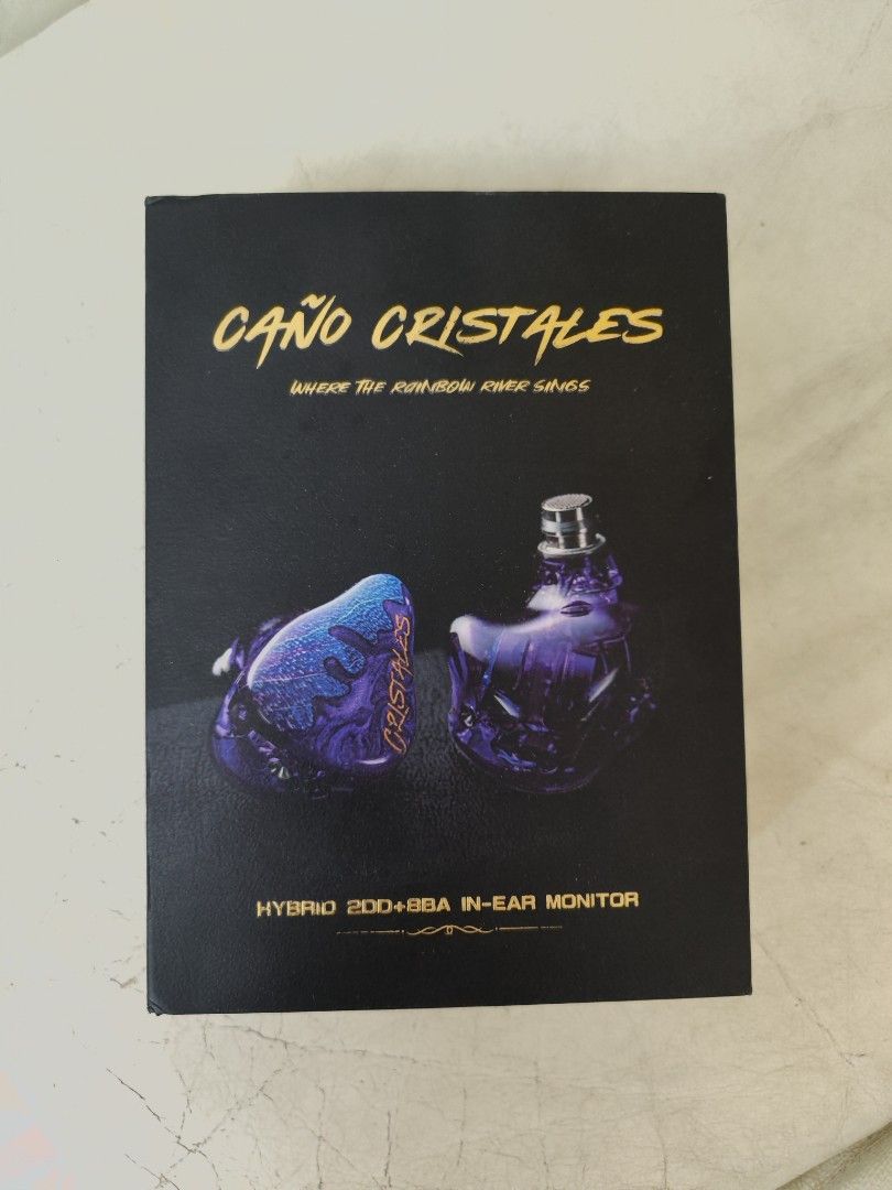 Hisenior Caño Cristales (Category: Earphones) located in Angeles City. Submitted by mago1010 (Listing ID 1468203141, Image 3). Description: Private seller Item: Hisenior Caño Cristales with purple 8 core cable worth 3k 2DD 8BA Hybrid IEM MSRP: 399 USD Condition: 8/10 Complete: No. Incomplete stock tips Price: 10500 Loc: Angeles City Meetups: yes within AC Shipping: yes via j&t, lbc Rfs: downsizing.