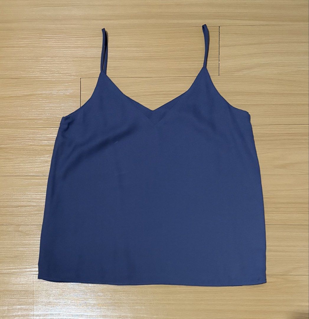 H&M Blue/Gray Tank Top Size Small (Category: Sleeveless) located in Quezon City. Submitted by garagesale2026 (Listing ID 1468107424, Image 1). Description: - Unused, washed, no more tag - XXS on tag, fits up to Small.