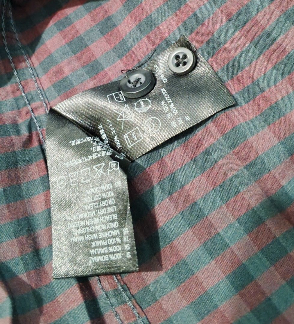 H&M polo longsleeve (Category: Formal Shirts) located in Magalang. Submitted by trendz67271 (Listing ID 1468154113, Image 3). Description: once lng nasuot bought from abroad size reference in photos.