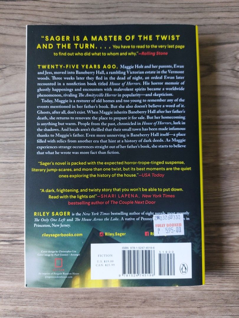 Home Before Dark (Paperback) (Category: Storybooks) located in Quezon City. Submitted by samchispick (Listing ID 1468074510, Image 2). Description: -ALL DETAILS ALREADY POSTED -NEW AND NEVER READ -BOUGHT FROM FULLY BOOKED RFS: IMPULSE BUY MOP GCASH "ONLY" MOD GRAB/LALAMOVE ONLY "NO COURIER REQUEST MEANING NO JNT REQUEST" ***PRICE IS FIXED. PLEASE DON'T MAKE ANY OFFER***.