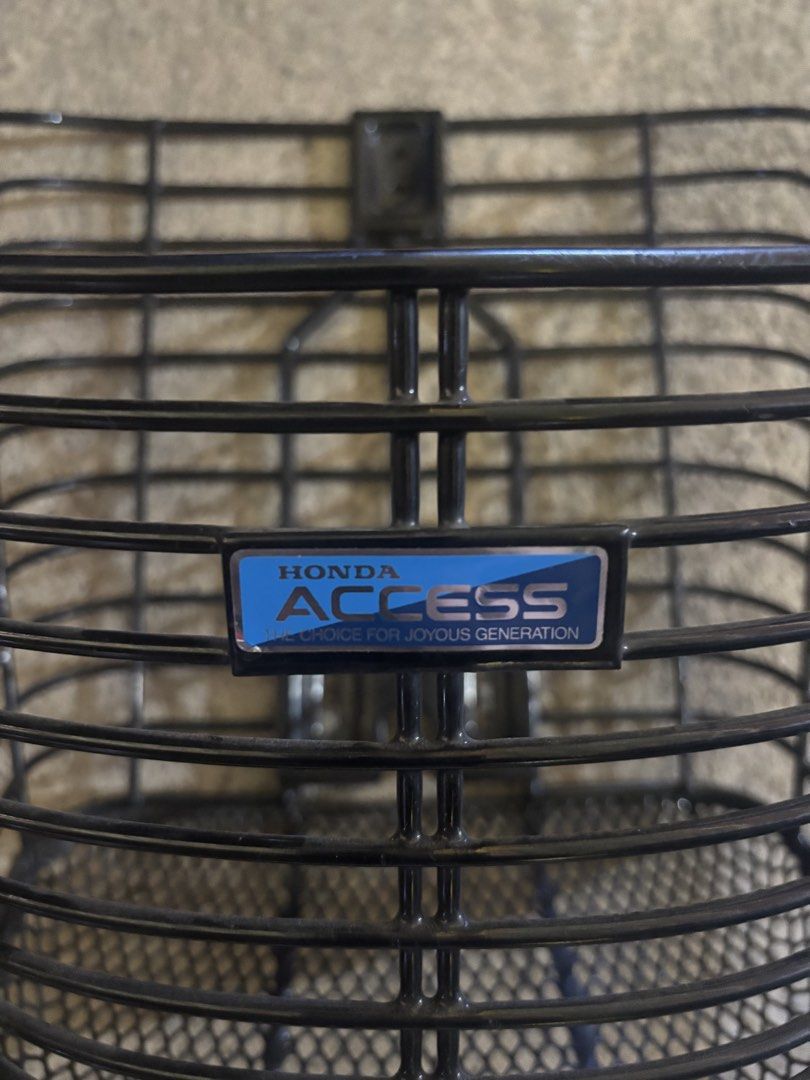 Honda Basket (Japan) (Category: Other Motorcycles Parts and Accessories) located in Legazpi City. Submitted by thesource052 (Listing ID 1468118711, Image 2). Description: Honda Access Basket Heavy Duty Made in Japan Authentic No issues. .