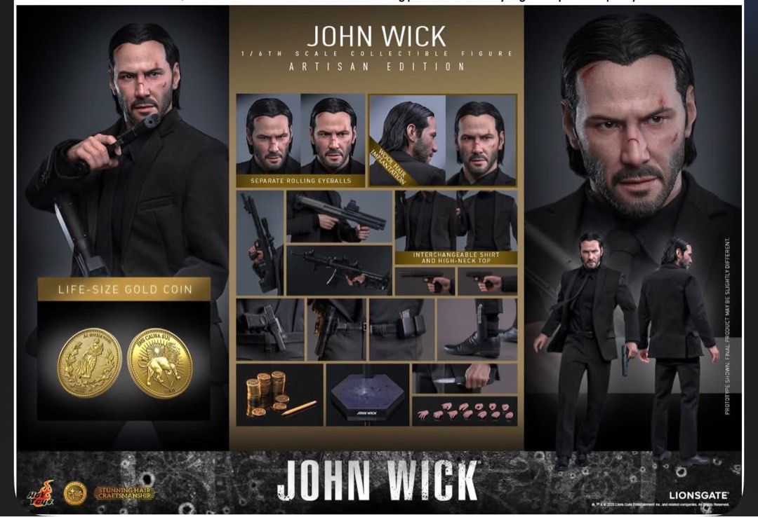 Hot Toys John Wick Artisan Edition (Category: Figurines & Statues) located in Paranaque City. Submitted by icko007 (Listing ID 1468152944, Image 2). Description: Hot Toys John Wick Artisan Edition Limited 4000 pcs released Misb / brandnew 🌲🎄Price 22,900 Only No Rush Shipping/ Dibs Now Pay now Location Paranaque Payment Gcash/Bpi Shipping Lalamove/Lbc Buyers Risk / Fee ‼️Seller is not responsible for: lost, stolen, or damaged packages..