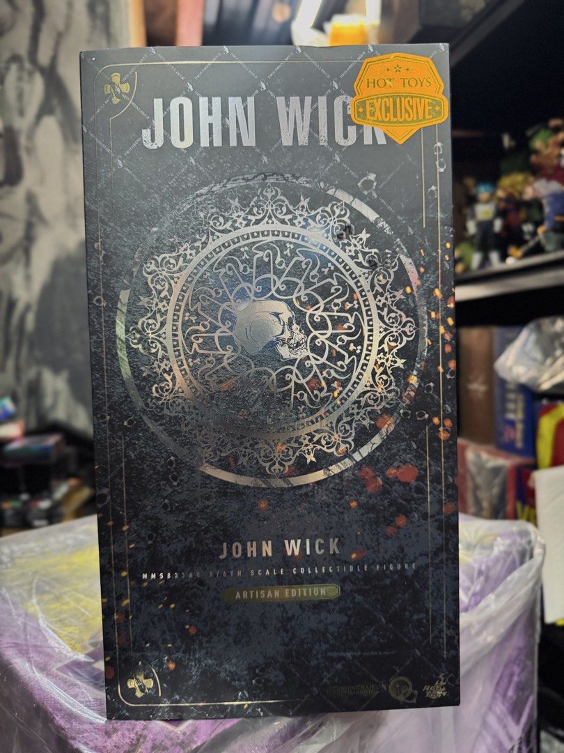Hot Toys John Wick Artisan Edition (Category: Figurines & Statues) located in Paranaque City. Submitted by icko007 (Listing ID 1468152944, Image 1). Description: Hot Toys John Wick Artisan Edition Limited 4000 pcs released Misb / brandnew 🌲🎄Price 22,900 Only No Rush Shipping/ Dibs Now Pay now Location Paranaque Payment Gcash/Bpi Shipping Lalamove/Lbc Buyers Risk / Fee ‼️Seller is not responsible for: lost, stolen, or damaged packages..