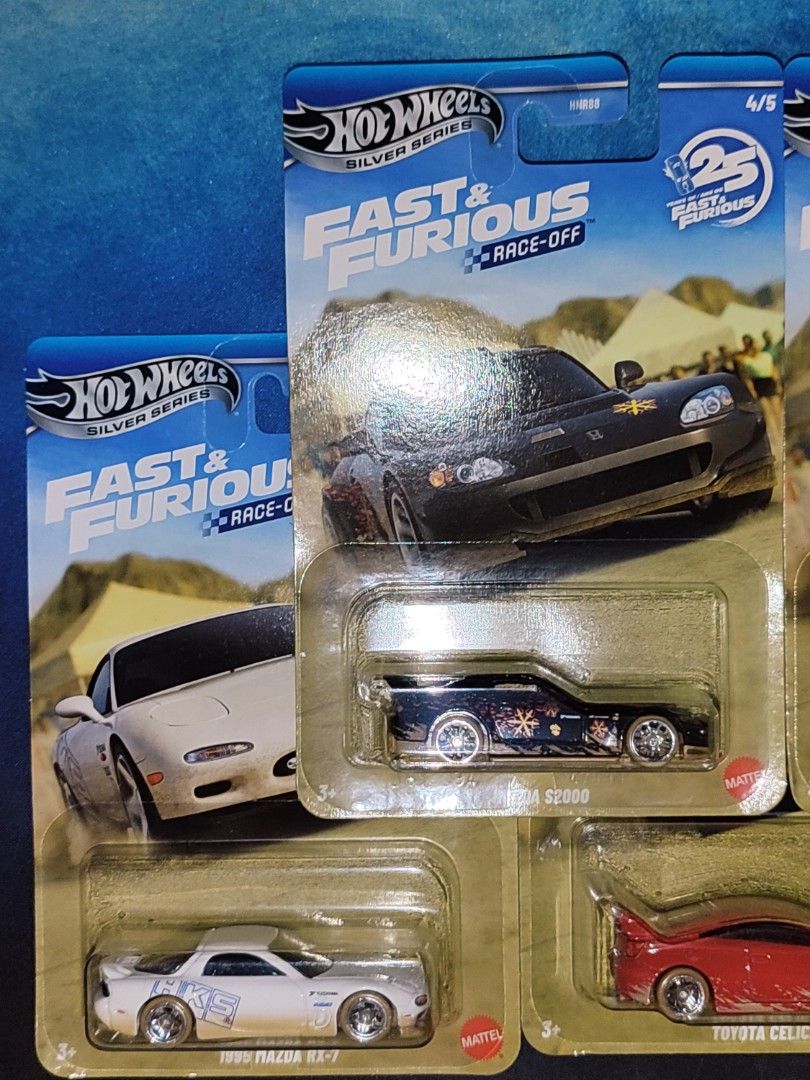 Hot Wheels Fast & Furious Race Off #1-#5 set // 1300php (Category: Vehicle & Diecast Models) located in Quezon City. Submitted by edrielgp (Listing ID 1468148782, Image 2). Description: Hot Wheels Fast & Furious Race Off #1-#5 set // 1300php Honda Civic EG Honda S2000 etc. Payment - gcash or gotyme Meet up by schedule Location: Wilcon City Center Visayas Ave., Quezon City J&T, LBC & Lalamove - SHIPPING everyday.
