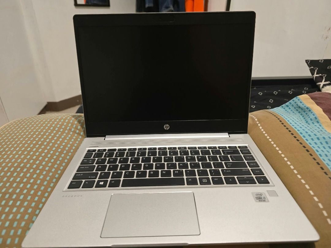 HP ProBook 440 G7 Laptop (Category: Laptops & Notebooks) located in Manila. Submitted by jennelle_perez117 (Listing ID 1468246756, Image 3). Description: - Model: HP ProBook 440 G7 Laptop (Silver) - OS: Windows 11 - Condition: Good working order, powers on normally with a clean display - Ideal For: Office work, online classes, and daily productivity tasks - Connectivity & Ports: USB, HDMI, and Ethernet ports on the sides - Included: Charger (plug