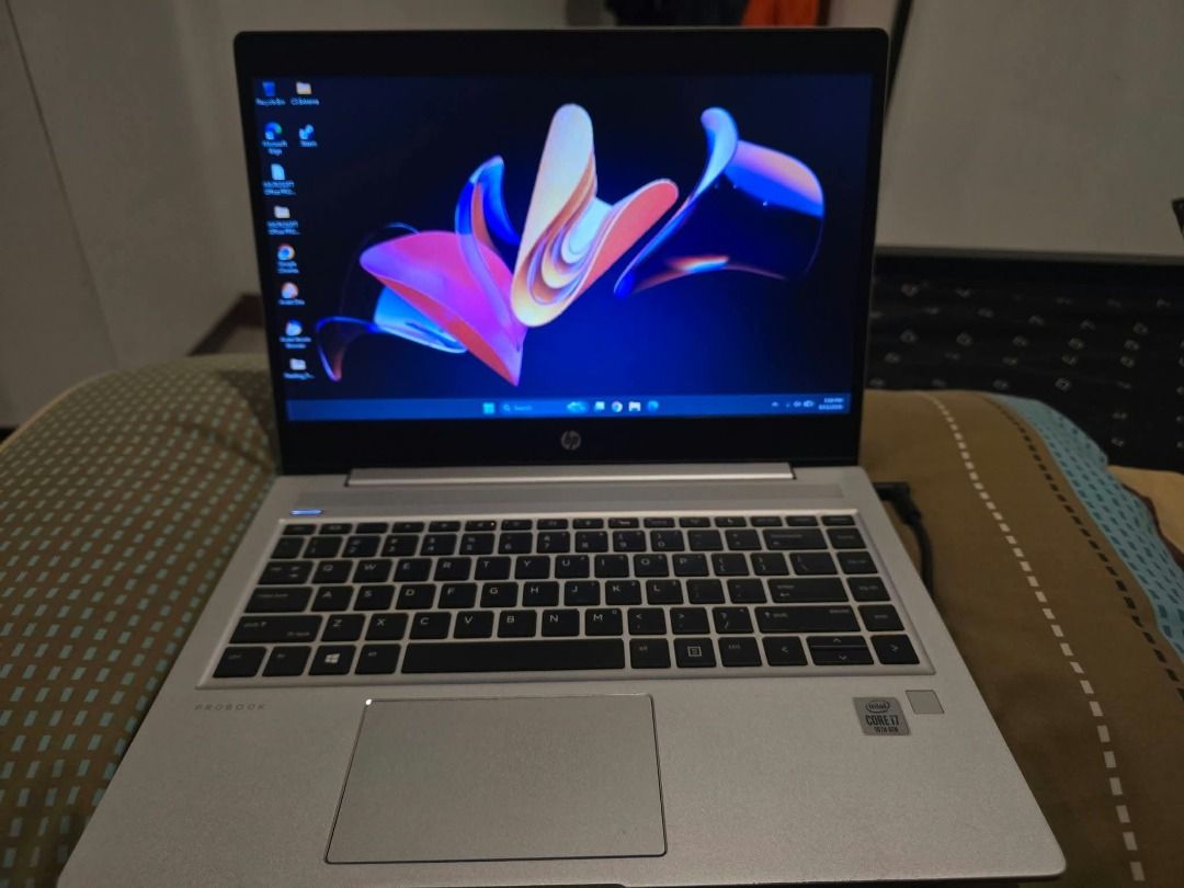 HP ProBook 440 G7 Laptop (Category: Laptops & Notebooks) located in Manila. Submitted by jennelle_perez117 (Listing ID 1468246756, Image 1). Description: - Model: HP ProBook 440 G7 Laptop (Silver) - OS: Windows 11 - Condition: Good working order, powers on normally with a clean display - Ideal For: Office work, online classes, and daily productivity tasks - Connectivity & Ports: USB, HDMI, and Ethernet ports on the sides - Included: Charger (plug