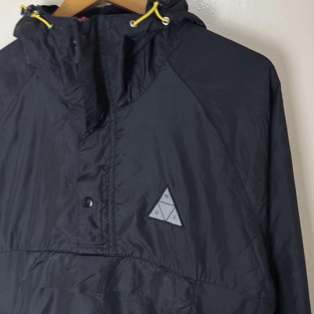 HUF Anorak Jacket (Category: Coats, Jackets and Outerwear) located in Davao. Submitted by cmbs141022 (Listing ID 1468139657, Image 2). Description: HUF Anorak Jacket Size S fits M Dimension: L 27" , W 21" Condition: 9/10 very good ₱700.