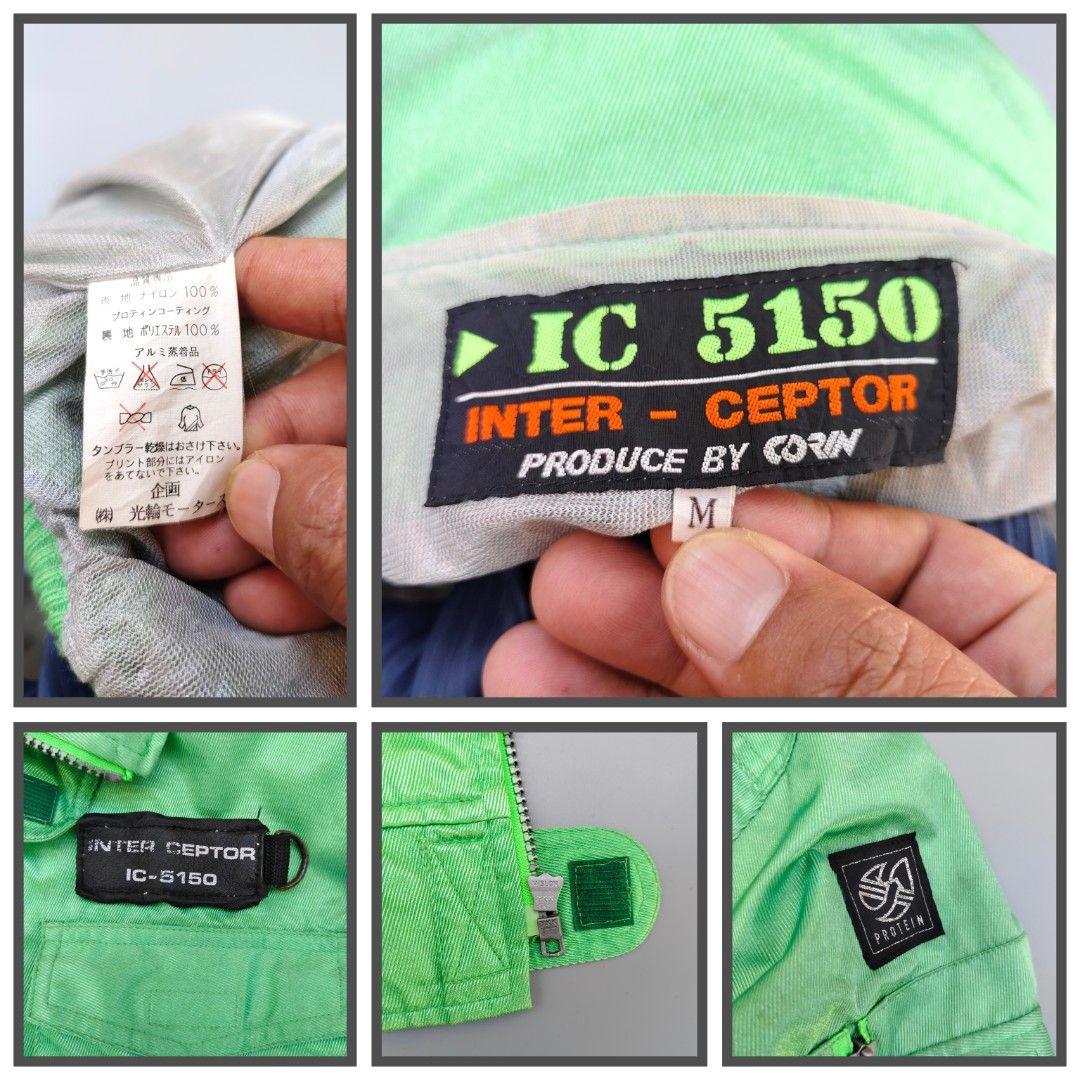 IC 5150 INTER-CEPTOR by corn (Category: Coats, Jackets and Outerwear) located in Baguio. Submitted by archival_thrifted.ph. (Listing ID 1468135219, Image 2). Description: FOR SALE‼️ .IC INTER-CEPTOR BY CORN .💯 AUTHNETIC .ISSUE STAINS AND BLEEDS KINDLY CHECK EACH PHOTOS .STILL PRESENTABLE AND WEARABLE .MEDIUM ON TAG .PHP 880 PLUS SF .❌❌ COP/COD .MOP GCASH .COURIER J&T .BAGUIO AREA .DM FOR SURE BUYER TY.