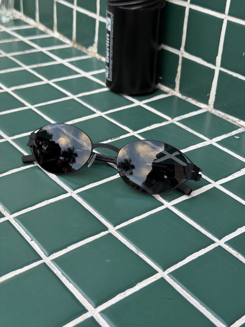 IC! BERLIN (Category: Luxury Accessories) located in Angeles City. Submitted by secondluxph (Listing ID 1468193964, Image 1). Description: -IC! BERLIN NOEMI SUNGLASSES IN BLACK -MATTE BLACK 02A COLOR WAY WITH DEEP GREY-BLACK LENSES -PRISTINE CONDITION -WITH CASE -JAPAN/ HONGKONG SOURCE.