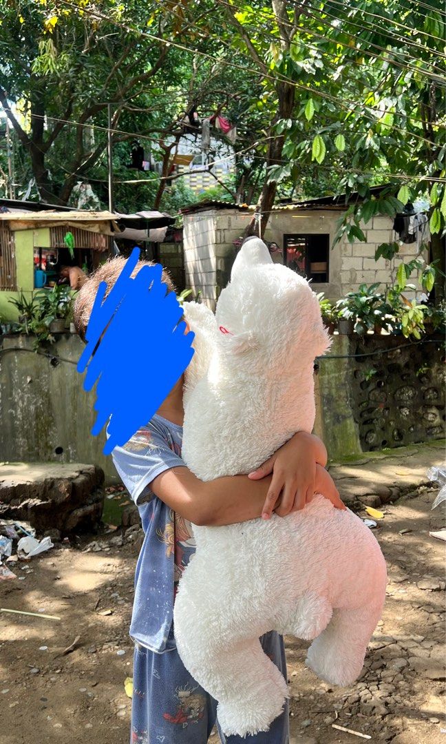 IKEA Polar Bear 80cm Plush Toy (Category: Plushies & Soft Toys) located in San Jose del Monte. Submitted by faithyfairy_ (Listing ID 1468102144, Image 3). Description: - Item: IKEA Polar Bear Stuffed Toy - Size: Large, 80cm long - Material: Ultra-soft white plush with embroidered paw pads - Features: Extremely fluffy and huggable - Quantity: 2 pieces available - Perfect for cuddling or gifting.