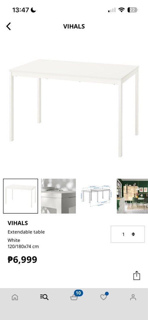 IKEA Vihals Dining Table + 4 IKEA Teodores Dining Chairs (Category: Chairs) located in Manila. Submitted by wonderkaatt (Listing ID 1468132551, Image 1). Description: For Sale: IKEA Vihals Dining Table + 4 IKEA Teodores Dining Chairs + Mandaue Foam Seat Cushions Selling our IKEA dining set, which includes: ✅ 1 IKEA Vihals 4-6 Seater Dining Table ✅ 4 IKEA Teodores Dining Chairs ✅ 4 Mandaue Foam Chair Cushions Condition: Complete set with all screw