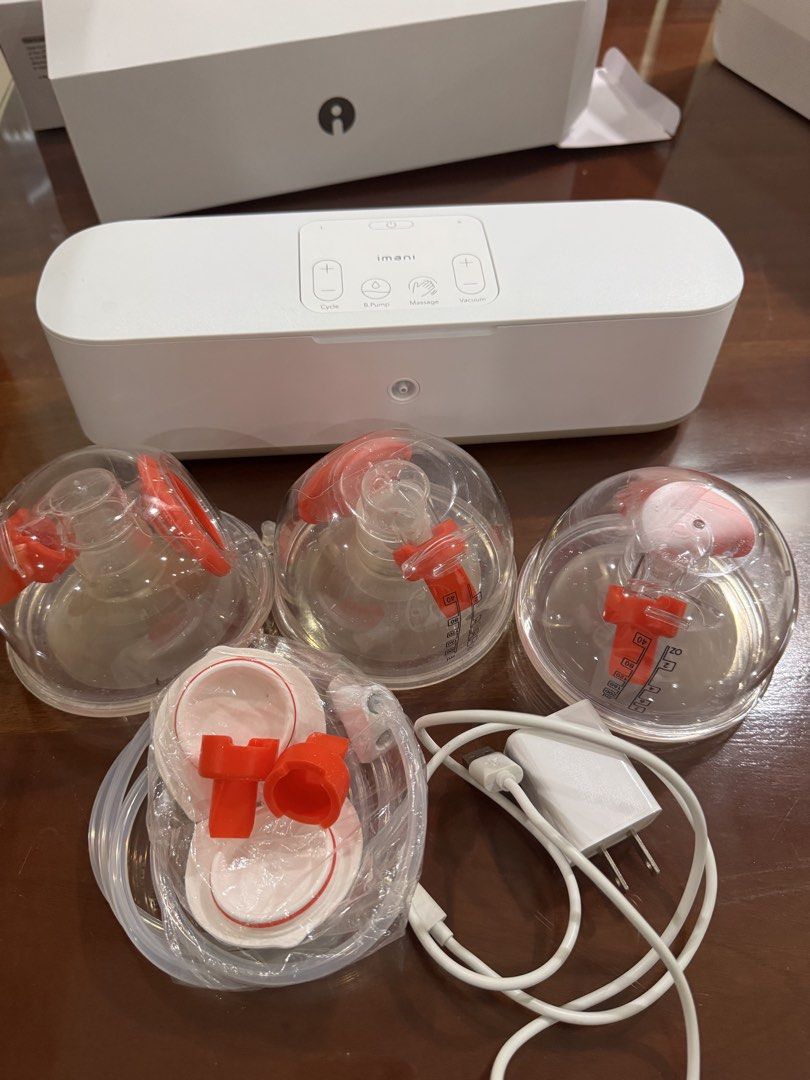 Imani i2 Plus Breast Pump with iBox Set (Category: Breastfeeding & Bottle Feeding) located in Manila. Submitted by karen74.12 (Listing ID 1468087744, Image 2). Description: Pump discreetly, anytime, anywhere you want with the compact and hands-free imani i2 Plus. This double electric pump saves you time by pumping faster, and the included dock ensures easy charging and doubles as a travel case. - Model: Imani i2 Plus Double Breast Pump with iBox 