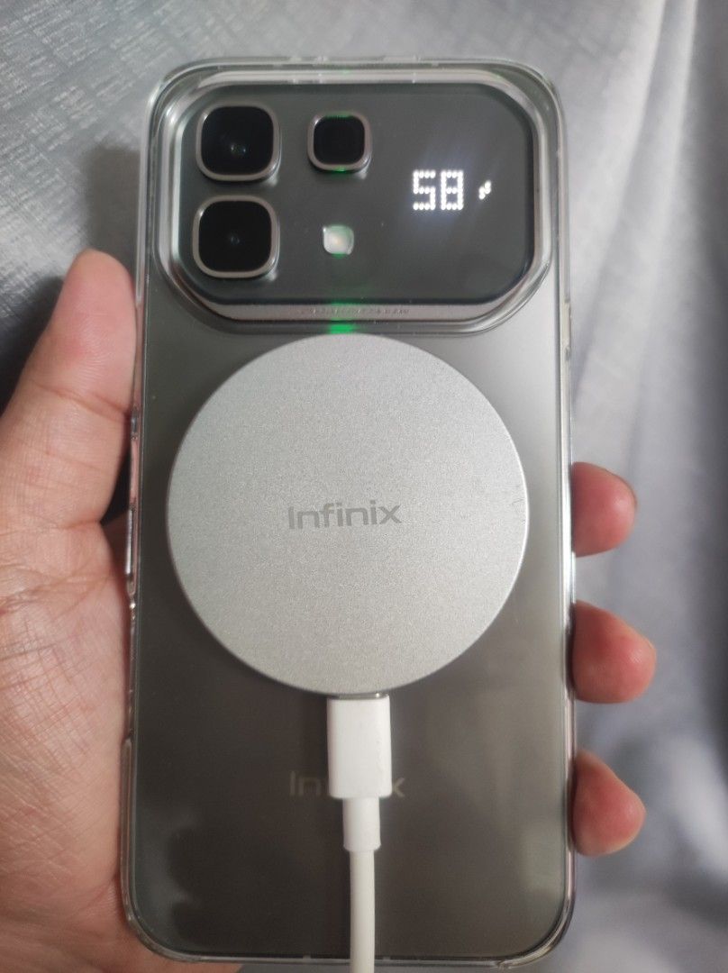 Infinix Note 60 Pro 5g (Category: Android Others) located in Dasmarinas. Submitted by kimchibacon (Listing ID 1468097388, Image 2). Description: 📱 FOR SALE: Infinix Note 60 Pro 5G 💰 Price: ₱17,000 — Slightly Negotiable 📌 Bought just 3 months ago! ✅ Like-new condition ✅ Smooth performance ✅ No issues whatsoever ✅ Complete box and charger ✅ Includes case and MagSafe accessories ✅ Well-maintained and ready to use ✨ Almost brand new! Everything wo