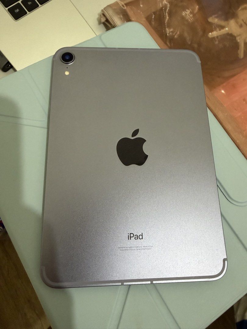 iPad Mini 6 64 Cellular FU (Category: iPad) located in Calaca. Submitted by stettikpreloved (Listing ID 1468216798, Image 1). Description: No issue No more box With case and original charger Good batt Fingerprint working Meet up in any establishment in Calaca Batangas. Can ship but payment prior shipping/pickup(lbc/lalamove).