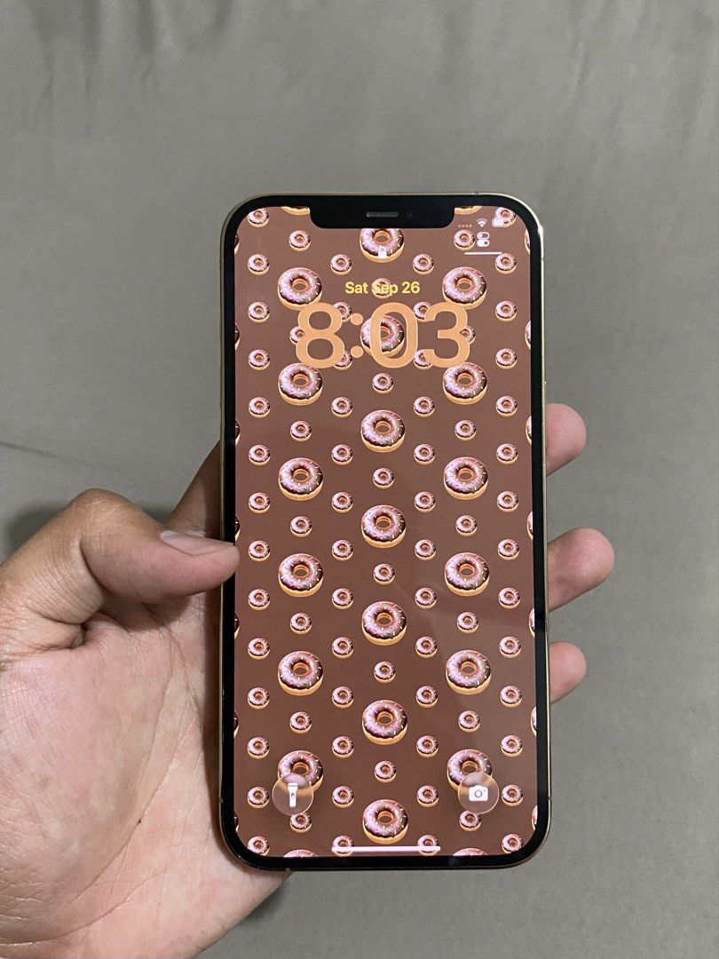 iPhone 12 Pro Max (Category: iPhone 12 Series) located in Angeles City. Submitted by adhi30 (Listing ID 1468169783, Image 2). Description: iPhone 12 Pro Max 256gb Comes with unit and case. 75% battery health (Original) Any sim Makinis and smooth gamitin Yung 2.5x cam is shaky. Pero yung 1x and 1.5x is okay lang. .