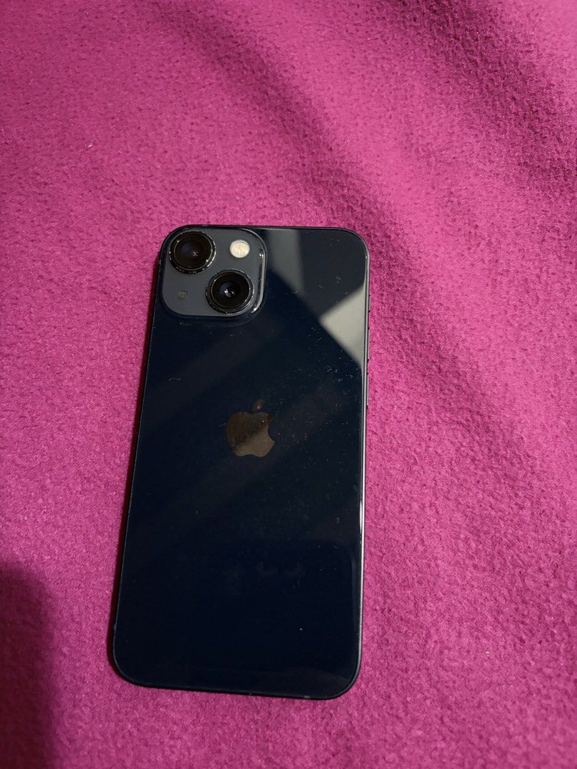 Iphone 13 mini (Category: iPhone 13 Series) located in Manila. Submitted by john.a. (Listing ID 1468211792, Image 2). Description: 📱 iPhone 13 mini 256GB — For Sale Model: Apple iPhone 13 mini Storage: 256GB Display: 5.4-inch Super Retina XDR OLED Processor: A15 Bionic chip Rear Camera: Dual 12MP cameras (Wide + Ultra Wide) Front Camera: 12MP TrueDepth camera Security: Face ID Connectivity: 5G, Wi-Fi, Bluetooth Charging: Lightning port, MagSafe 