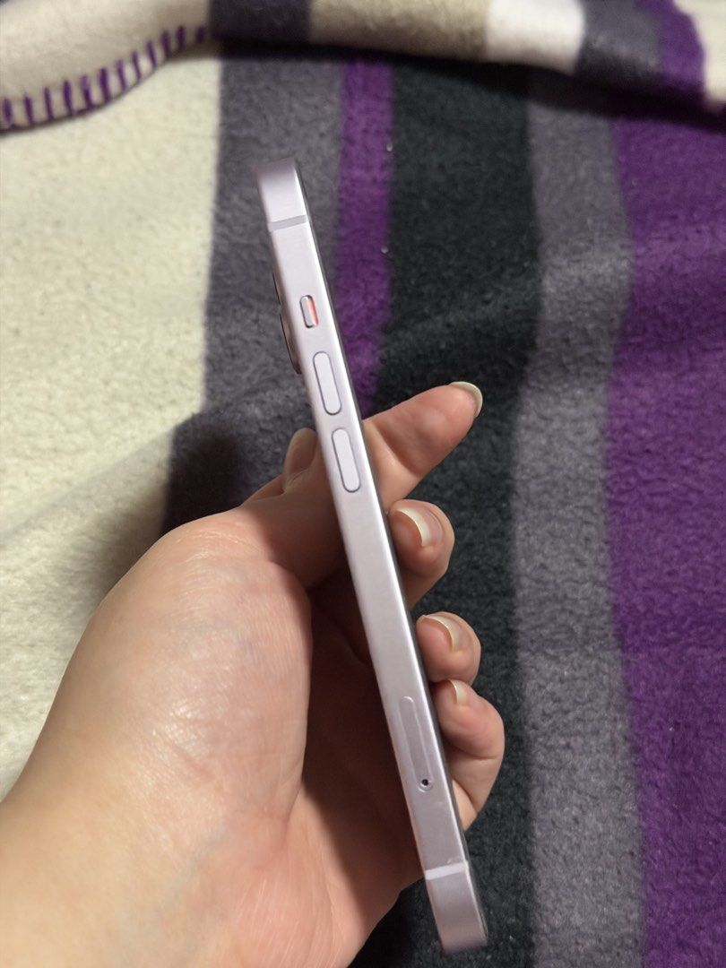 iPhone 14 128gb Smart-locked (Category: iPhone 14 Series) located in Quezon City. Submitted by nick.jones (Listing ID 1468164202, Image 2). Description: FOR SALE Selling my iPhone 14 - Storage: 128GB - Color: Purple - Carrier Lock: Smart Locked - Battery Health: 82% - Very smooth - With box and original unused cable - Never been repaired or opened - Free case RFS: Upgraded. Used only for work communication Meetup Location: Robinsons Magnolia / Gr
