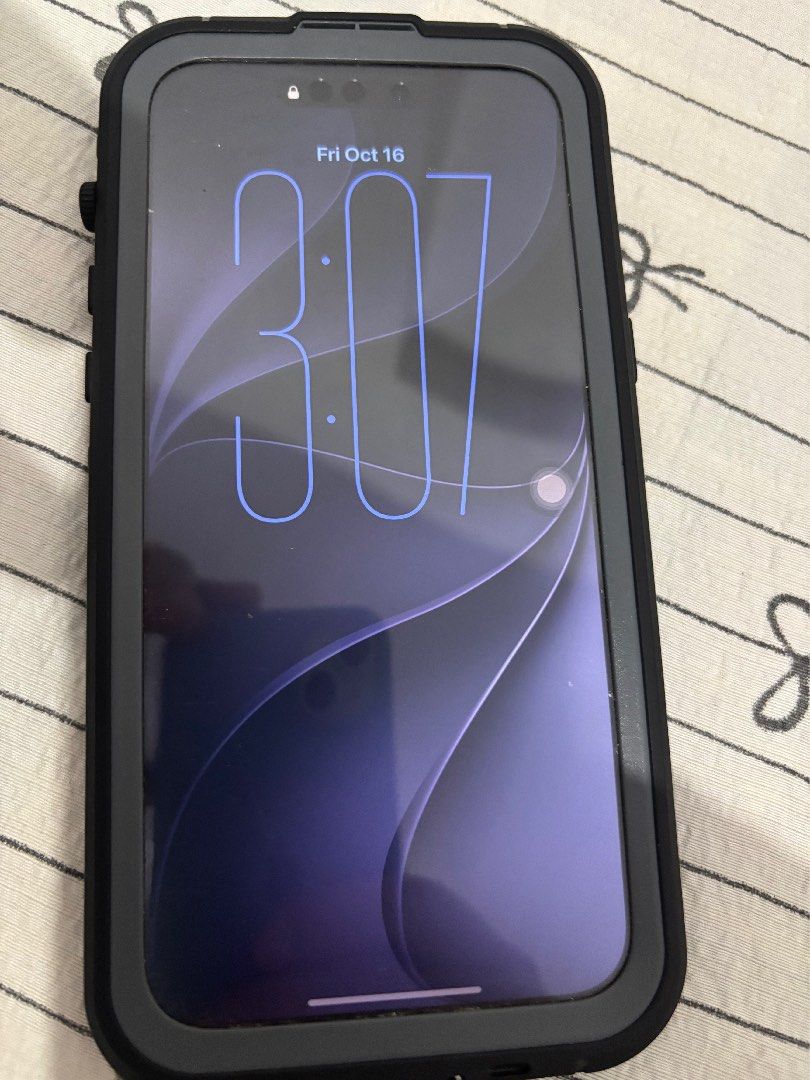 iphone 14 promax 256 (Category: iPhone 14 Series) located in Manila. Submitted by yardleysales (Listing ID 1468266165, Image 1). Description: Title: iPhone 14 Pro Max 256GB Deep Purple (Good Condition) Description: Selling my personal iPhone 14 Pro Max in the highly sought-after Deep Purple color. Still in great, 100% working condition. • Storage: 256GB • Color: Deep Purple • Battery Health: 82% (All original, never opened/repaired) • Condition: 