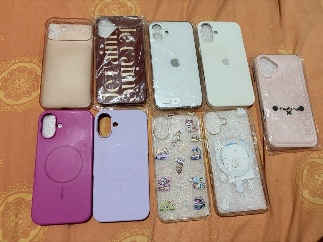 Iphone 16 Plus cases (Category: Cases & Sleeves) located in Manila. Submitted by so.soiaa (Listing ID 1468203093, Image 1). Description: 3 silicon cases 2with magsafe 10 cases in total Send offers!.