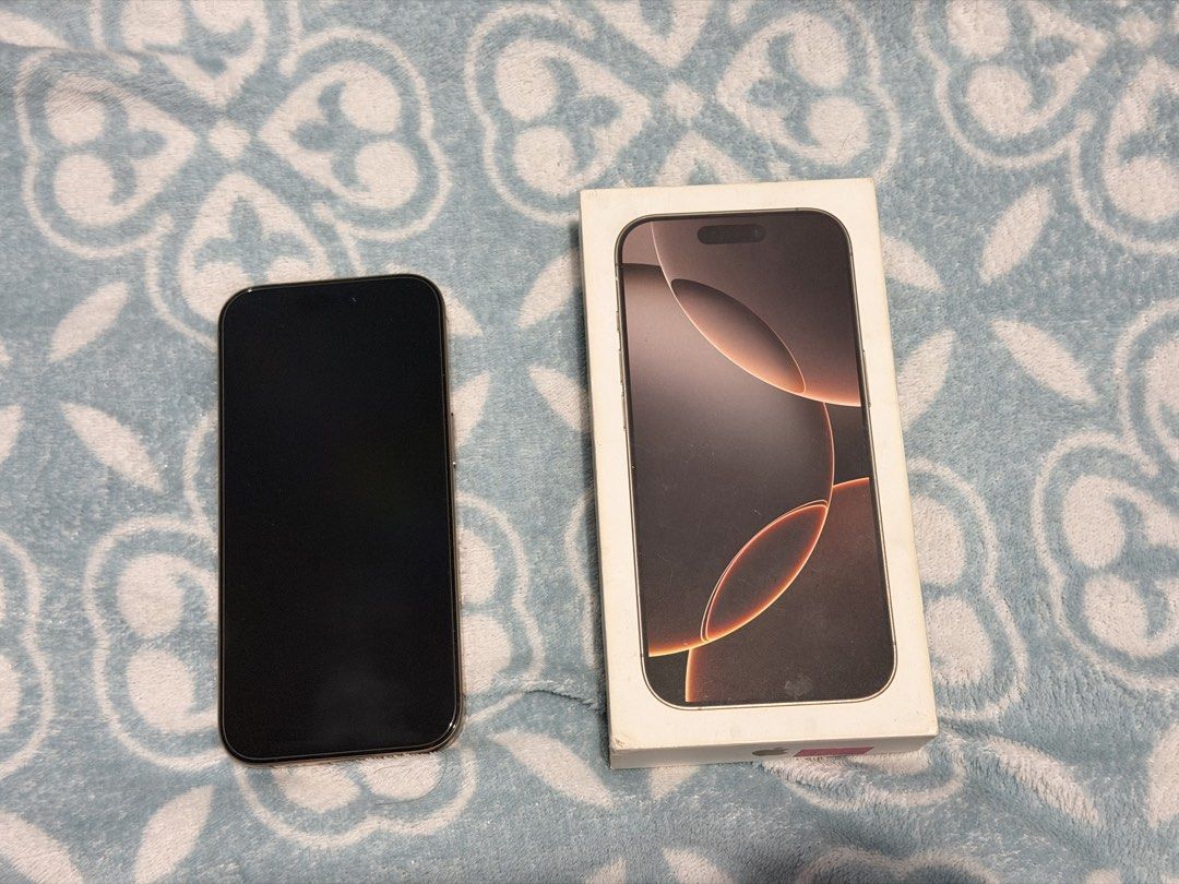 iPhone 16 Pro 128gb (Category: iPhone 16 Series) located in Manila. Submitted by thenaughtypoodle (Listing ID 1468196815, Image 1). Description: Batt health - 87% No history of repair With OG box same imei and cases Factory unlocked No scratches or dents No hidden issues Meet up only Mode of payment: Bank transfer.