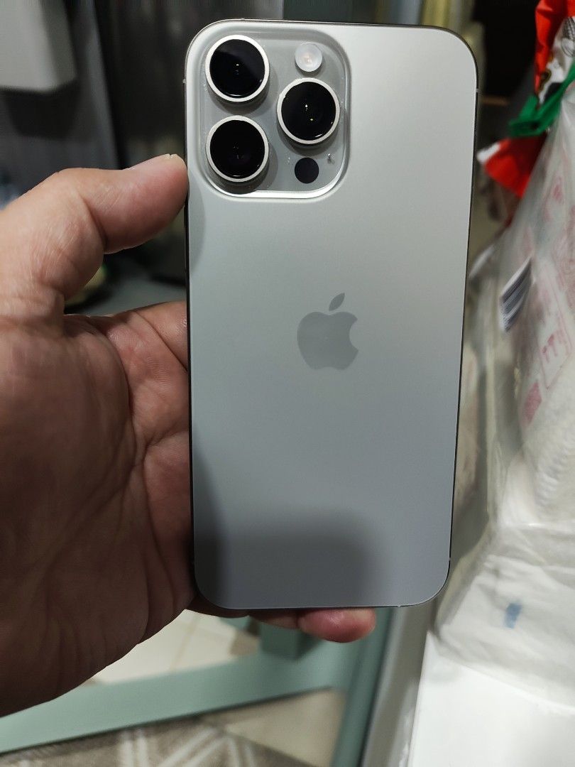 Iphone 16 Pro Max 512 GB Complete w freebies (Category: iPhone 16 Series) located in Quezon City. Submitted by timecheckph (Listing ID 1468279467, Image 2). Description: Iphone 16 Pro Max 512 GB Complete w freebies Full set, lady owned, price slightly negotiable comes with free original casetify cases 97% battery max.