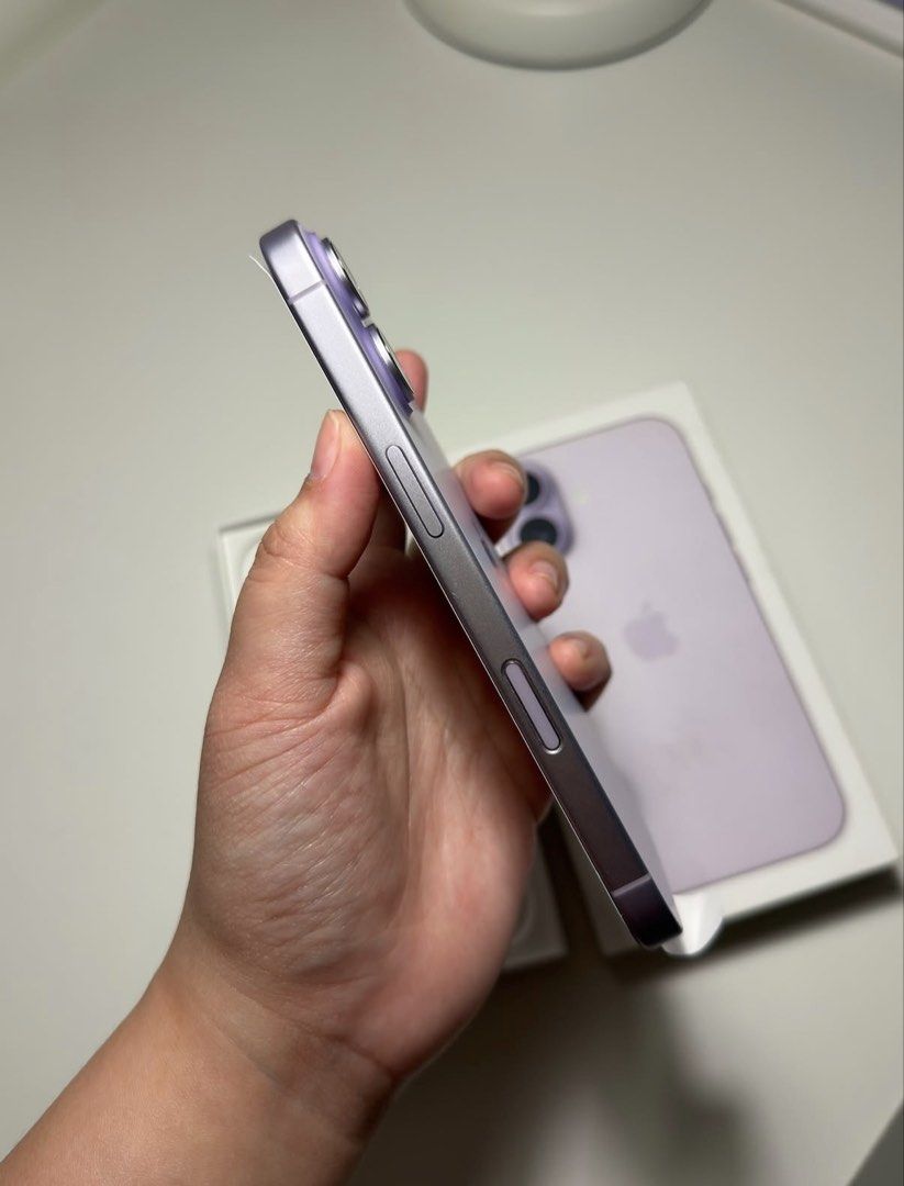 iPhone 17 purple lavender 256gb (Category: iPhone 17 Series) located in Pasig City. Submitted by maxine888 (Listing ID 1468215567, Image 2). Description: - Brand: Apple - Color: Purple -batt health: 96% -cycle count: 273 -256gb -complete with box.