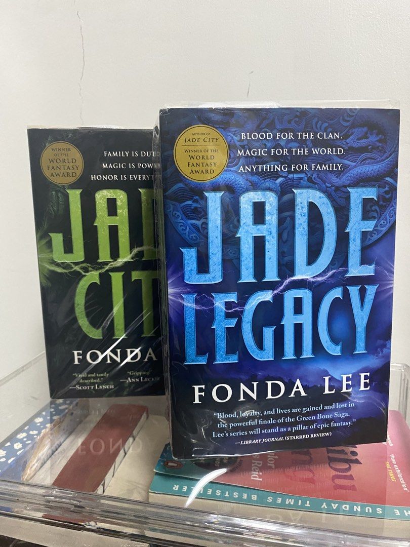 Jade City by Fonda Lee (Category: Storybooks) located in Bulacan. Submitted by beeucarat05 (Listing ID 1468169948, Image 1). Description: Jade legacy- RESERVED Jade City - with foxing and tanning.