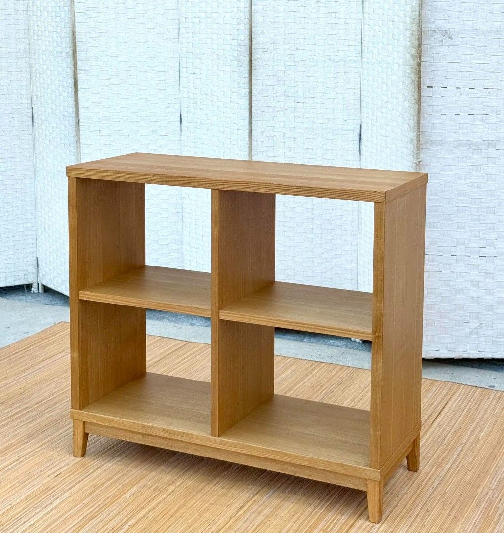 JAPAN SURPLUS OPEN 4 CUBES STORAGE SHELF IN GOOD CONDITION (Category: Shelves, Cabinets & Racks) located in Manila. Submitted by shawii_ (Listing ID 1468257764, Image 3). Description: JAPAN SURPLUS OPEN 4 CUBES STORAGE SHELF IN GOOD CONDITION SIZE: 36H x 39.5L x 15.5W inches.