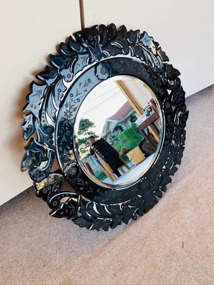 “JAPAN SURPLUS” ROUND HANG MIRROR (Category: Mirrors) located in Bulacan. Submitted by monmon555 (Listing ID 1468244514, Image 3). Description: “JAPAN SURPLUS” ROUND HANG MIRROR SIZE: 31D” inches (AS-IS ITEM) IN GOOD CONDITION.