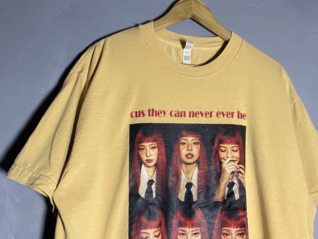 Jennie Kim Black Pink Oversized Tee (Category: Tshirts & Polo Shirts ) located in Cabuyao City. Submitted by chukz_x (Listing ID 1468252032, Image 2). Description: Jennie Kim Black Pink Oversized Tee Size : Large Dimes : 22.5W 30L Condition : Excellent Issue : none Price : 650 📍READY TO WEAR 📍Cabuyao Laguna.