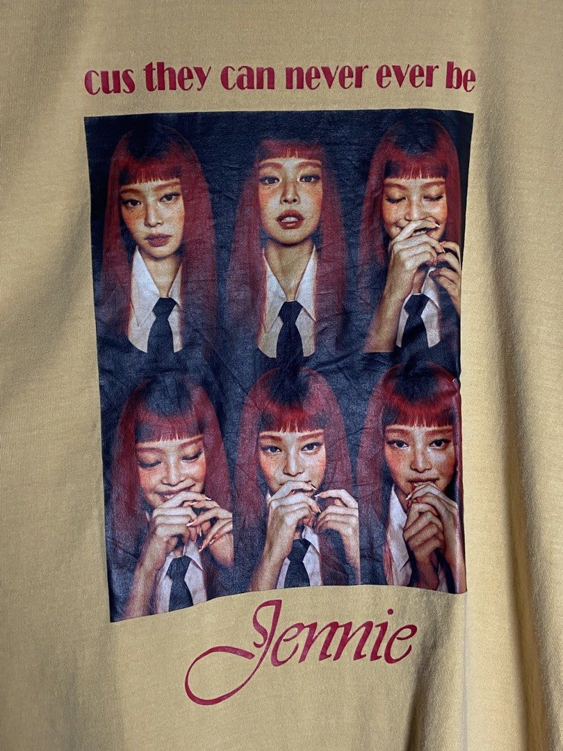 Jennie Kim Black Pink Oversized Tee (Category: Tshirts & Polo Shirts ) located in Cabuyao City. Submitted by chukz_x (Listing ID 1468252032, Image 3). Description: Jennie Kim Black Pink Oversized Tee Size : Large Dimes : 22.5W 30L Condition : Excellent Issue : none Price : 650 📍READY TO WEAR 📍Cabuyao Laguna.