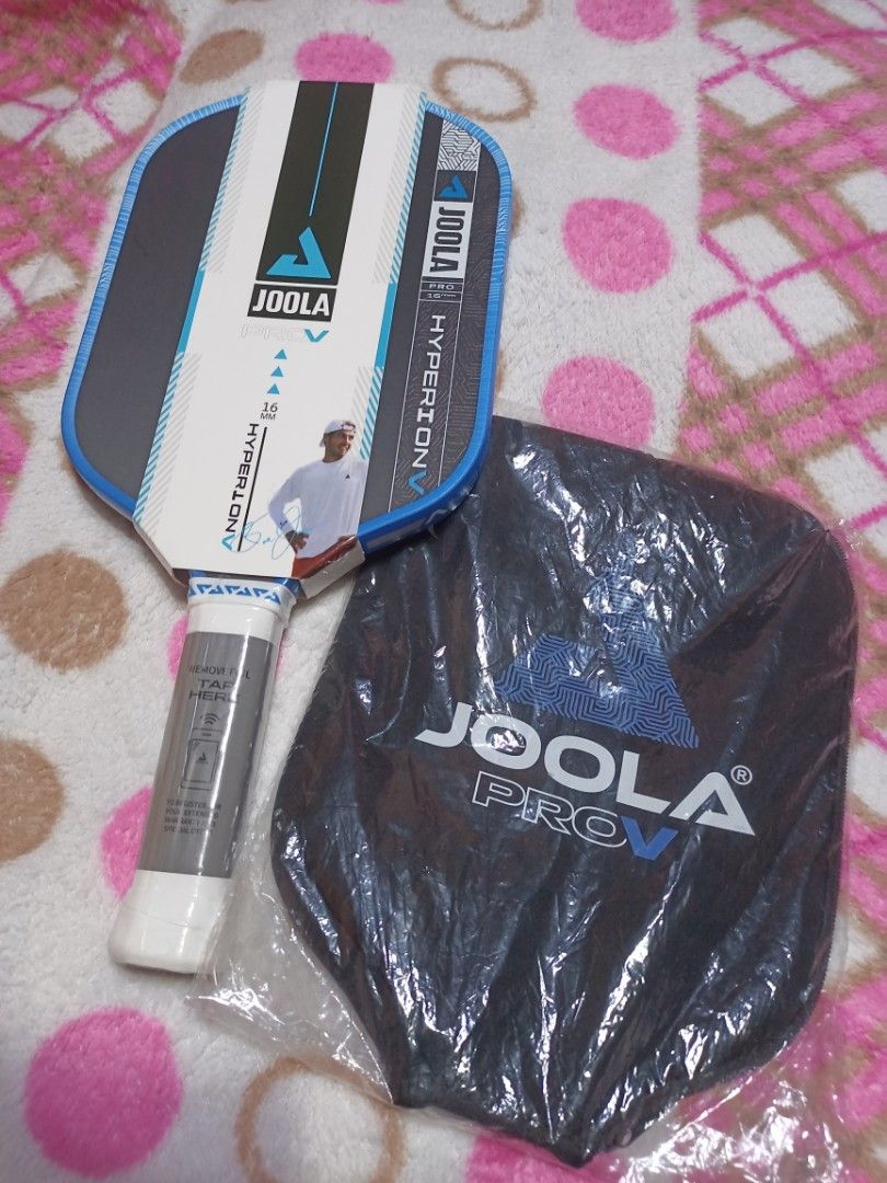 Joola Hyperion V paddle with sleeve cover (Category: Racket and Ball Sports) located in Bacoor. Submitted by joromoto18 (Listing ID 1468093525, Image 2). Description: For sale Brandnew Pickleball paddle Vietnam made OEM paddle Joola Hyperion V paddle With sleeve cover 1,800 pesos With nfc reading Pass sa tawad. All brandnew Pick up only Saint peter church caridad Cavite city Cop lalamove pabook kau Pass muna shipping.